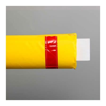 Innoplast, Inc 50"W Soft Nylon Gate Arm Cover - Yellow Cover/Red Tapes GG-50-YR